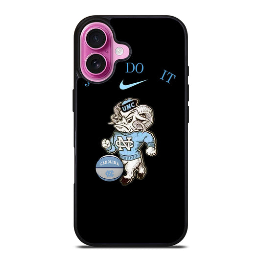 NORTH CAROLINA TAR HEELS MASCOT 3 iPhone 16 Plus Case Cover