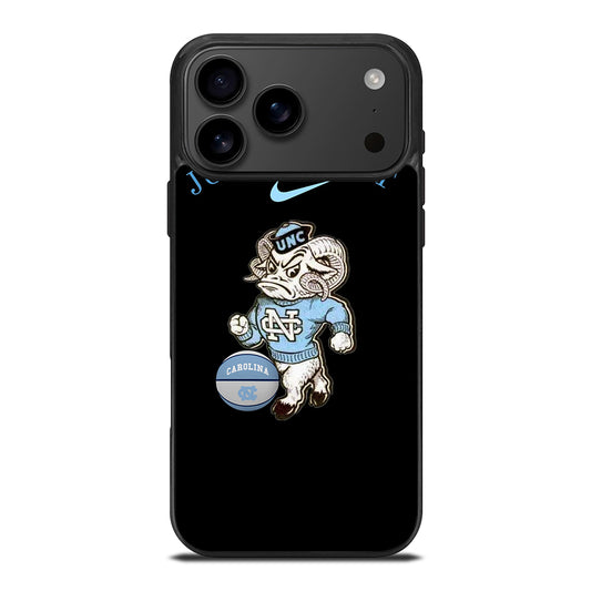 NORTH CAROLINA TAR HEELS MASCOT 3 iPhone 17 Pro Max Case Cover