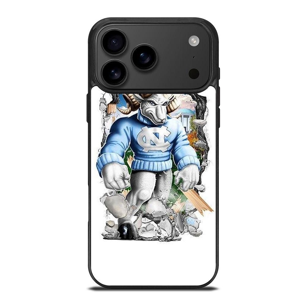 NORTH CAROLINA TAR HEELS MASCOT  iPhone 17 Pro Max Case Cover