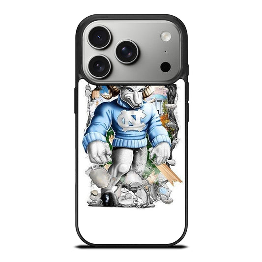 NORTH CAROLINA TAR HEELS MASCOT  iPhone 17 Pro Case Cover