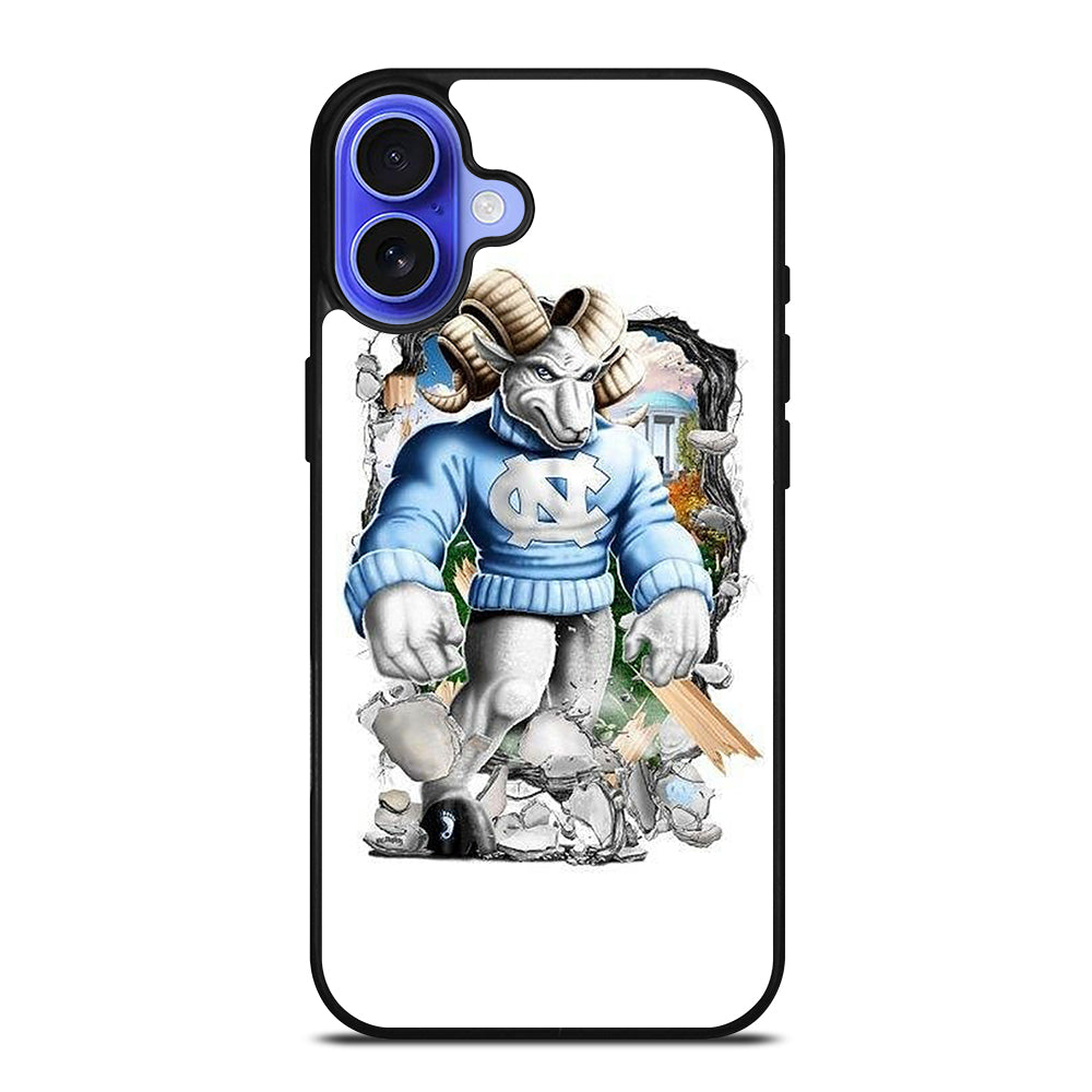 NORTH CAROLINA TAR HEELS MASCOT  iPhone 16 Case Cover
