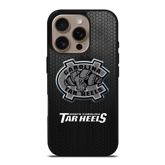NORTH CAROLINA TAR HEELS METAL SYMBOL iPhone 16 Pro Case Cover