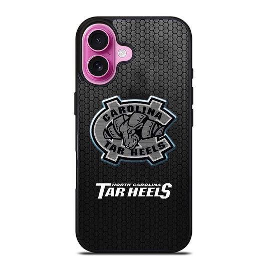 NORTH CAROLINA TAR HEELS METAL SYMBOL iPhone 16 Plus Case Cover