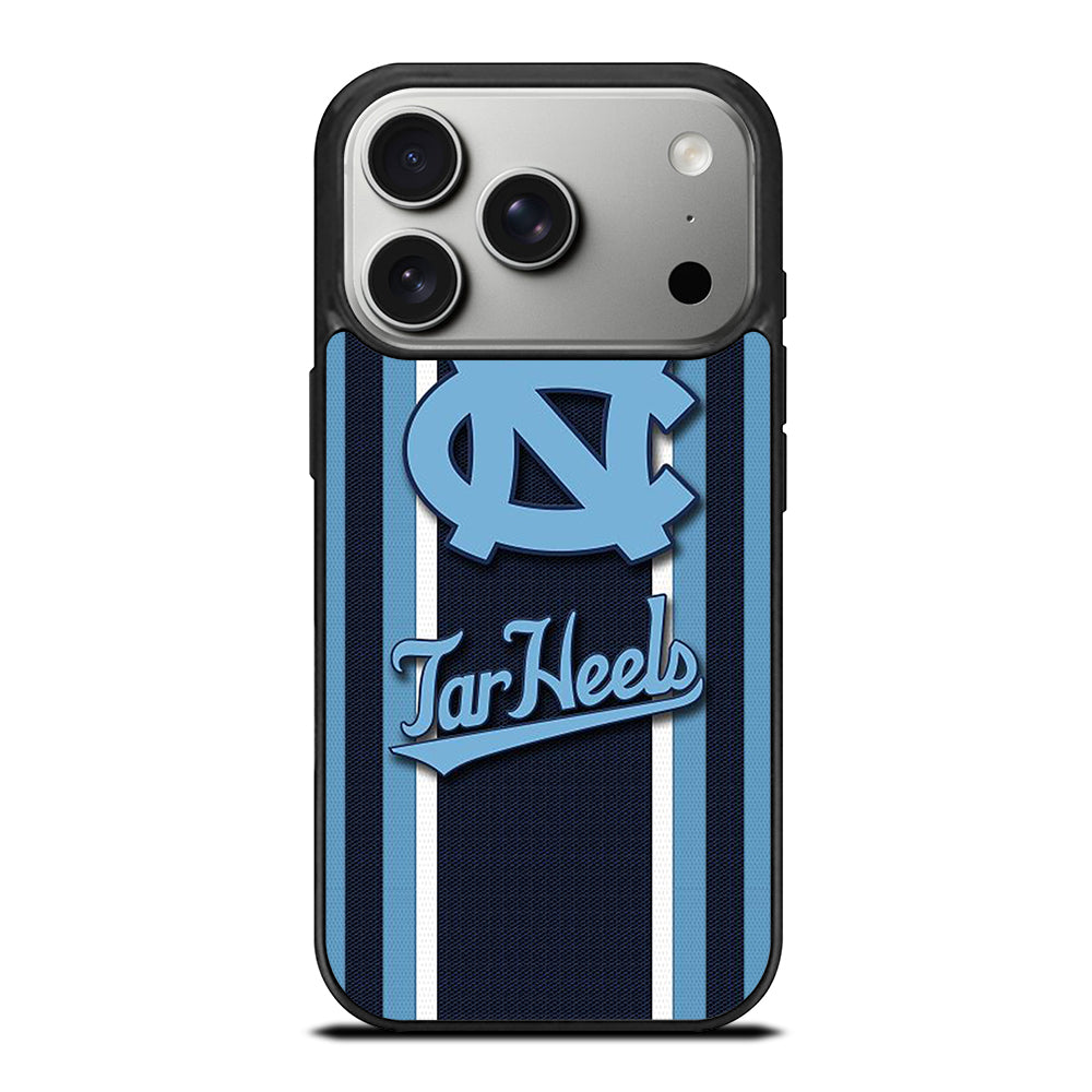 NORTH CAROLINA TAR HEELS STRIPE LOGO iPhone 17 Pro Case Cover