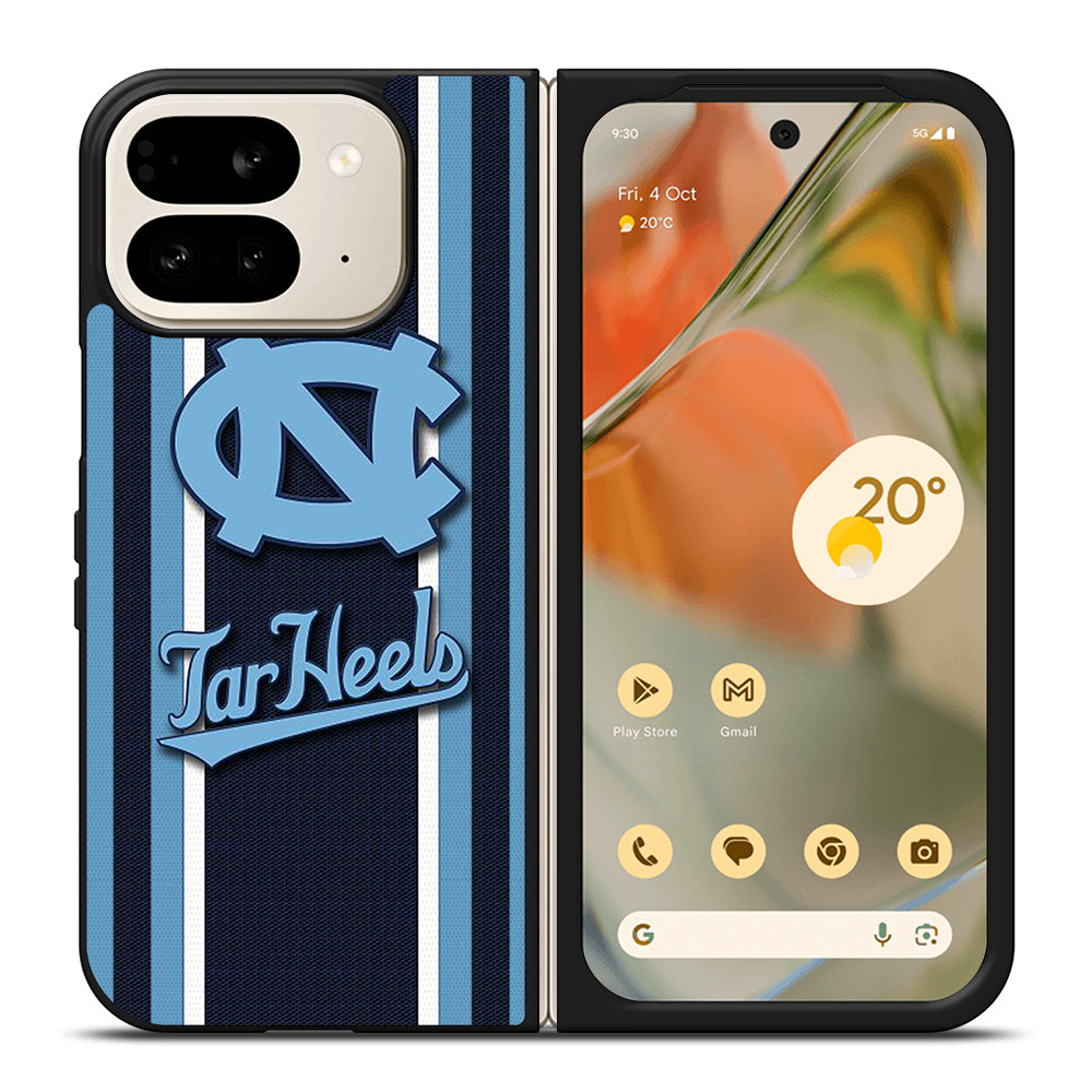 NORTH CAROLINA TAR HEELS STRIPE LOGO Google Pixel 9 Pro Fold Case Cover