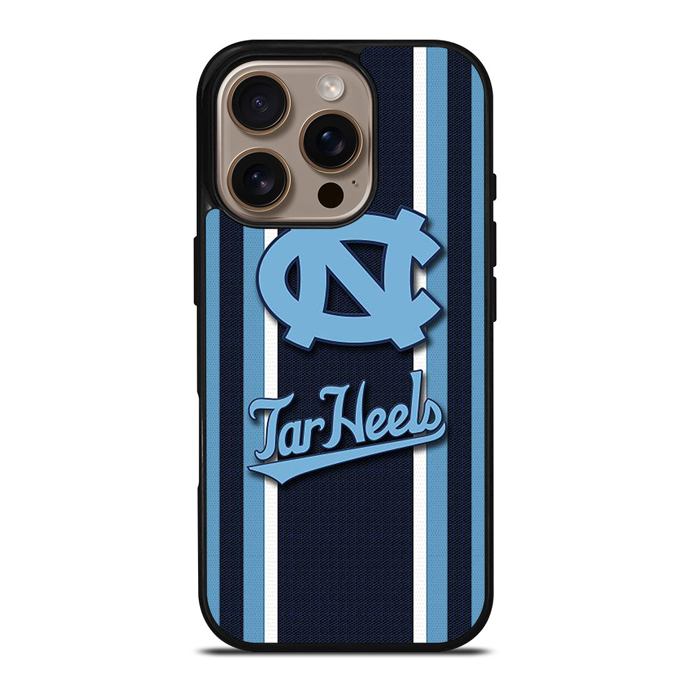 NORTH CAROLINA TAR HEELS STRIPE LOGO iPhone 16 Pro Case Cover