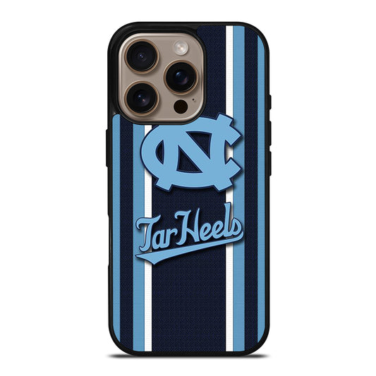 NORTH CAROLINA TAR HEELS STRIPE LOGO iPhone 16 Pro Case Cover