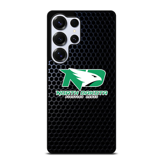 NORTH DAKOTA FIGHTING HAWKS METAL LOGO Samsung Galaxy S25 Ultra Case Cover