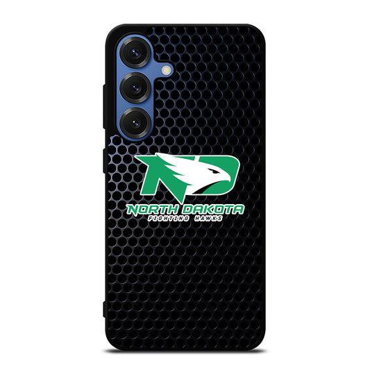 NORTH DAKOTA FIGHTING HAWKS METAL LOGO Samsung Galaxy S25 Case Cover