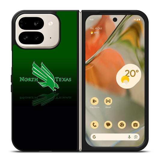 NORTH TEXAS MEAN GREEN NFL LOGO Google Pixel 9 Pro Fold Case Cover