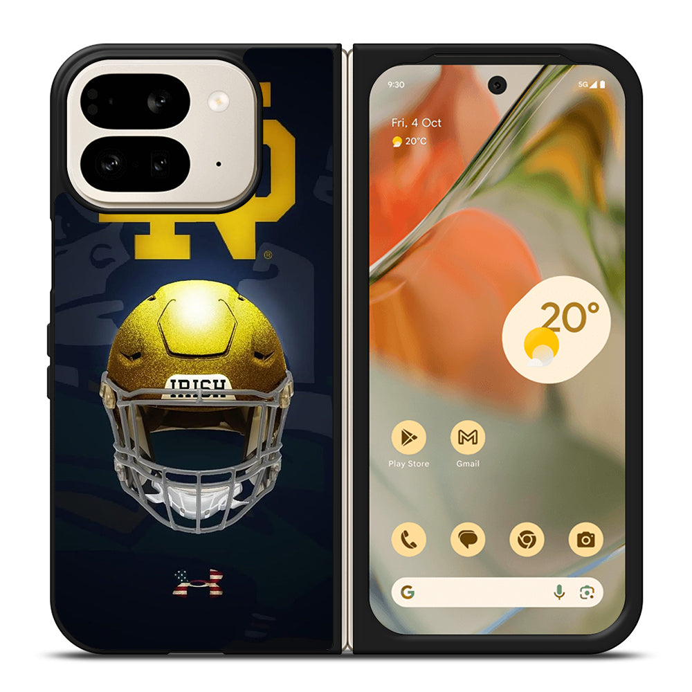 NOTRE DAME HELMET LOGO Google Pixel 9 Pro Fold Case Cover