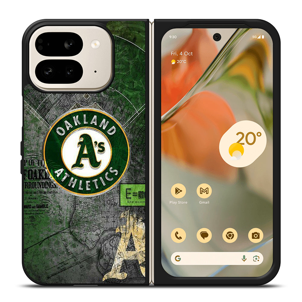 OAKLAND ATHLETICS MLB SYMBOL 2 Google Pixel 9 Pro Fold Case Cover