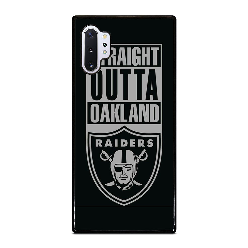 OAKLAND RAIDERS LOGO BLACK Samsung Galaxy Note 10 Plus Case Cover
