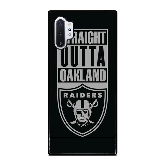 OAKLAND RAIDERS LOGO BLACK Samsung Galaxy Note 10 Plus Case Cover