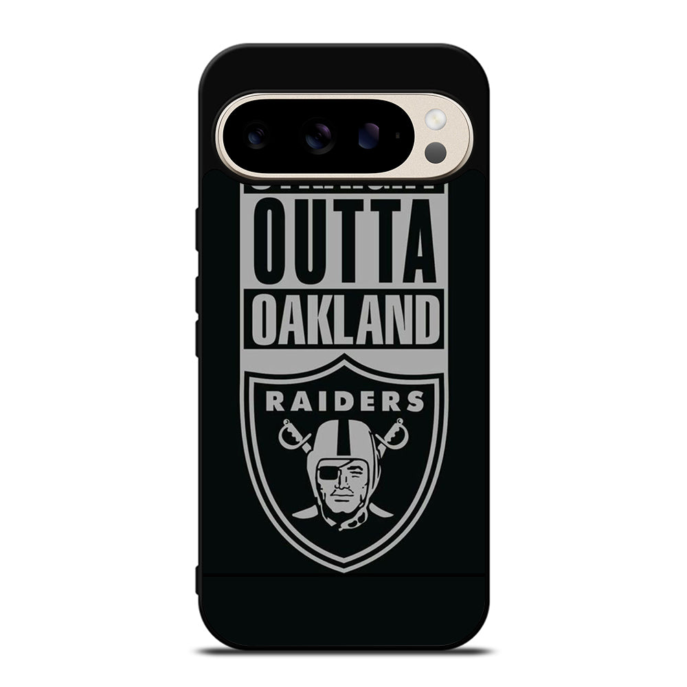 OAKLAND RAIDERS LOGO BLACK Google Pixel 9 Pro Case Cover