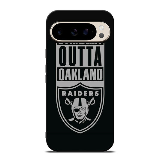 OAKLAND RAIDERS LOGO BLACK Google Pixel 9 Pro Case Cover