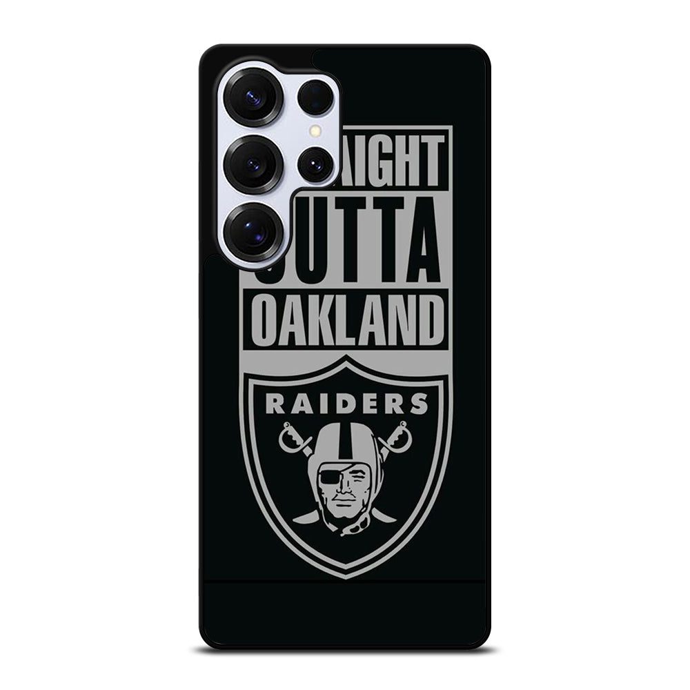 OAKLAND RAIDERS LOGO BLACK Samsung Galaxy S25 Ultra Case Cover