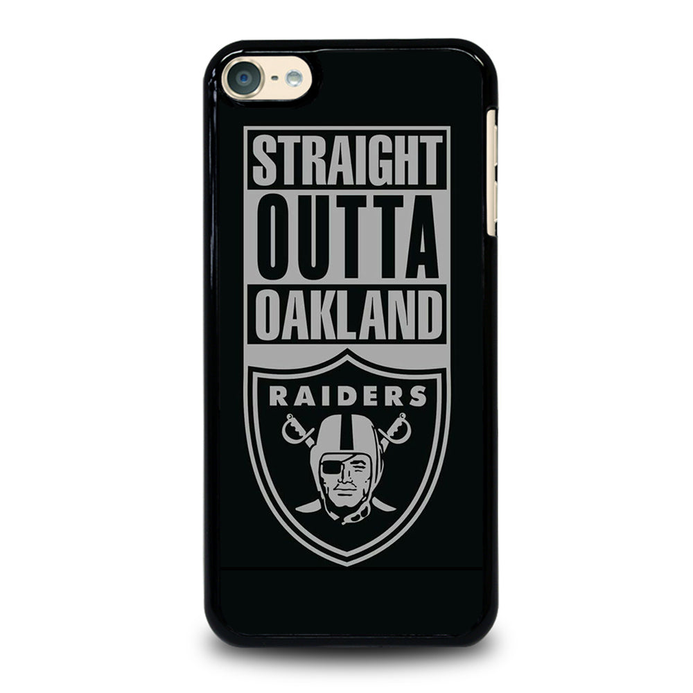 OAKLAND RAIDERS LOGO BLACK iPod Touch 6 Case Cover