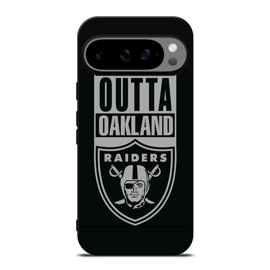 OAKLAND RAIDERS LOGO BLACK Google Pixel 9 Pro XL Case Cover