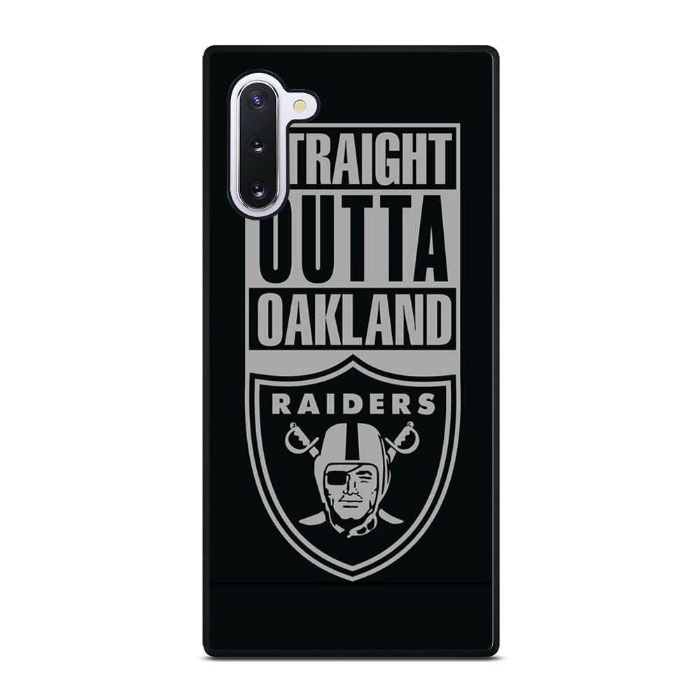OAKLAND RAIDERS LOGO BLACK Samsung Galaxy Note 10 Case Cover