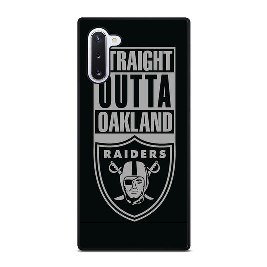 OAKLAND RAIDERS LOGO BLACK Samsung Galaxy Note 10 Case Cover