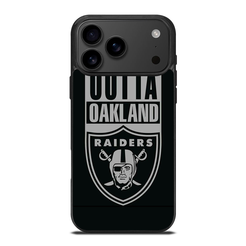OAKLAND RAIDERS LOGO BLACK iPhone 17 Pro Max Case Cover