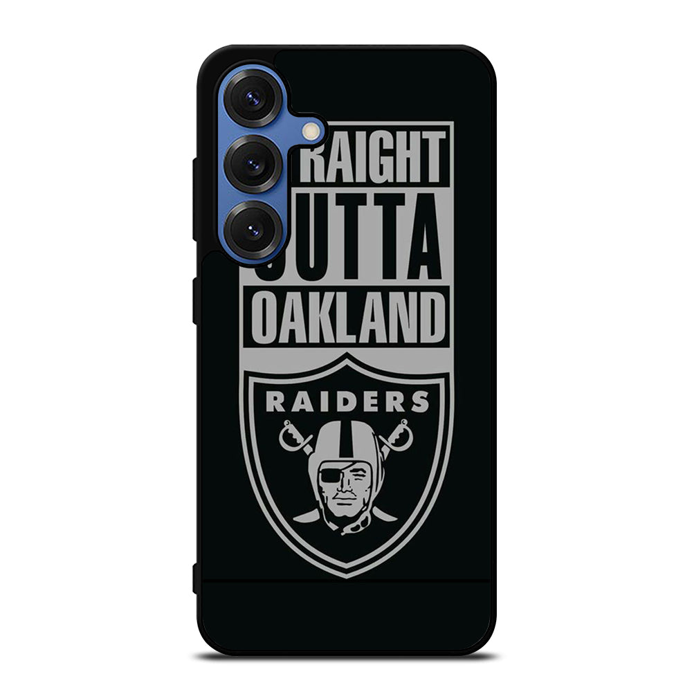 OAKLAND RAIDERS LOGO BLACK Samsung Galaxy S25 Case Cover