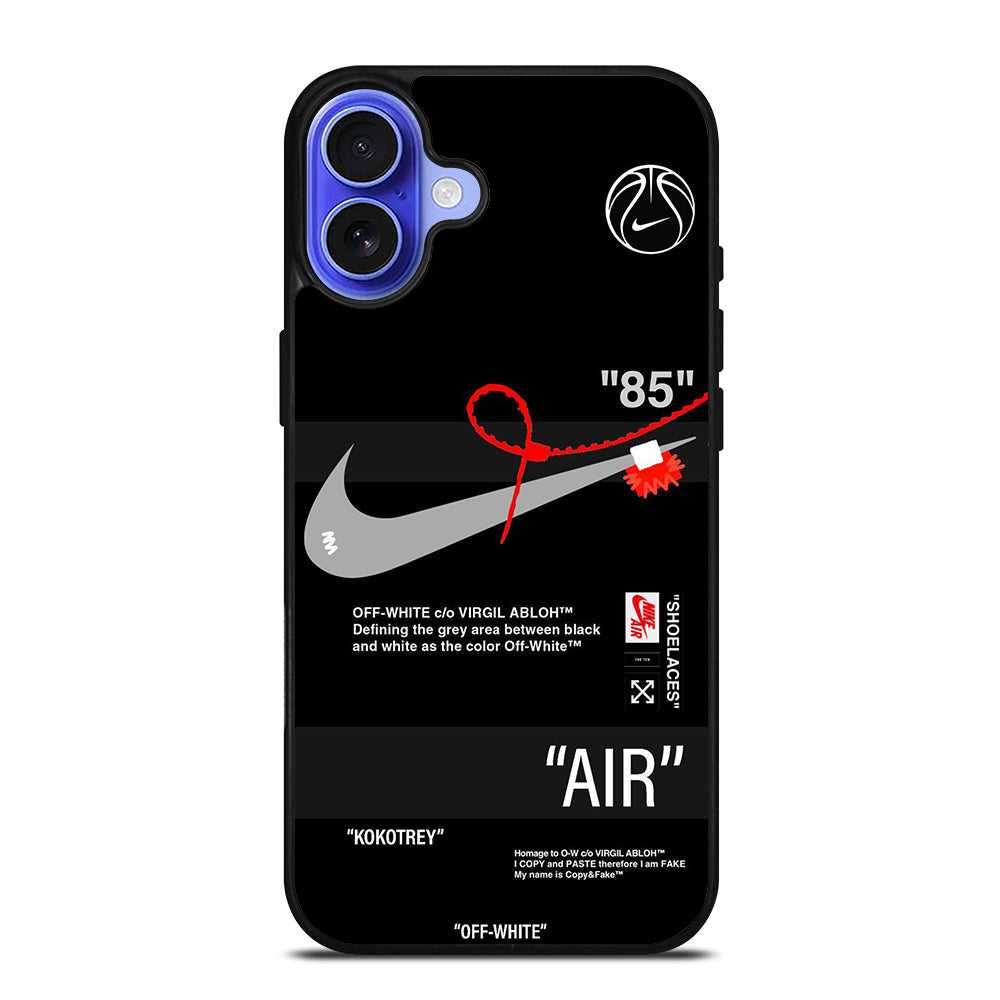OFF WHITE NIKE iPhone 16 Case Cover