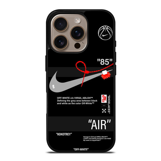 OFF WHITE NIKE iPhone 16 Pro Case Cover