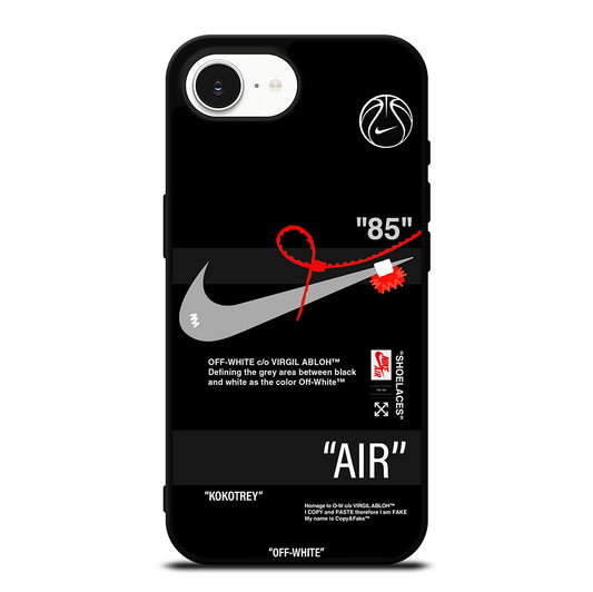 OFF WHITE NIKE iPhone 16e Case Cover