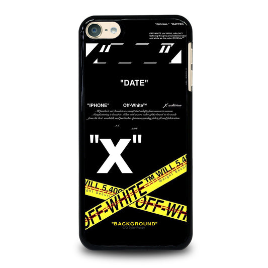 OFF WHITE YELLOW CROSS 2 iPod Touch 6 Case Cover