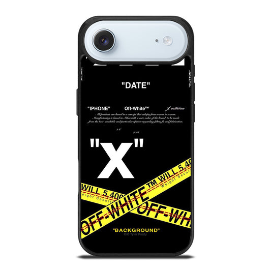 OFF WHITE YELLOW CROSS 2 iPhone Air Case Cover