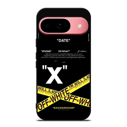 OFF WHITE YELLOW CROSS 2 Google Pixel 9 Case Cover