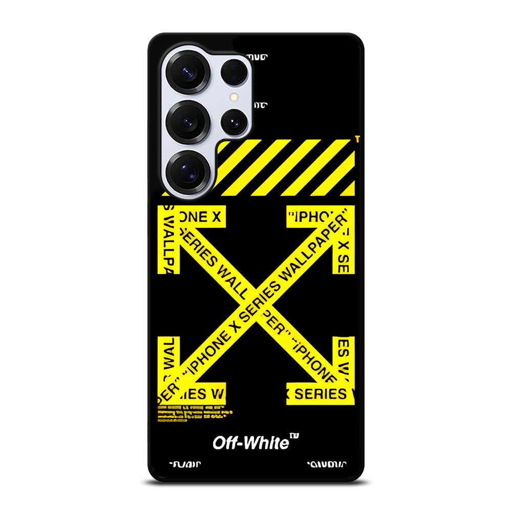 OFF WHITE YELLOW CROSS 3 Samsung Galaxy S26 Ultra Case Cover