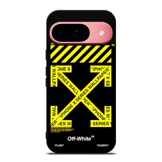 OFF WHITE YELLOW CROSS 3 Google Pixel 9 Case Cover