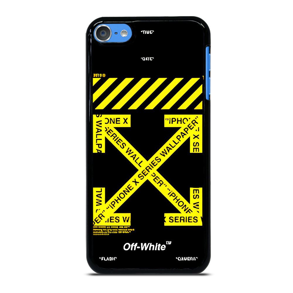 OFF WHITE YELLOW CROSS 3 iPod Touch 7 Case Cover