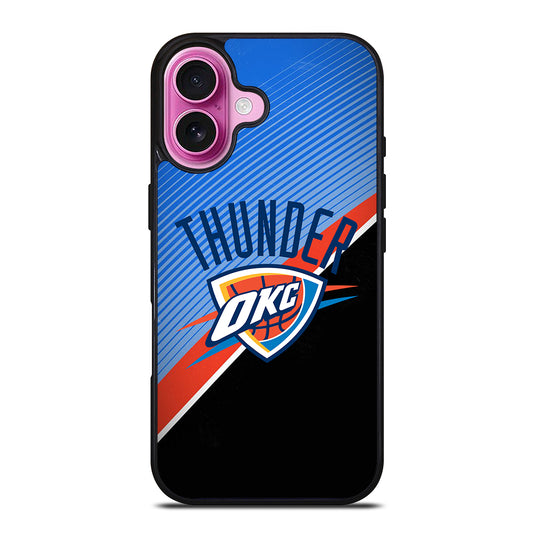 OKLAHOMA CITY THUNDER NBA ICON iPhone 16 Plus Case Cover