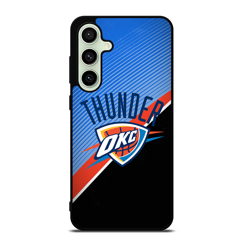 OKLAHOMA CITY THUNDER NBA ICON Samsung Galaxy S24 FE Case Cover