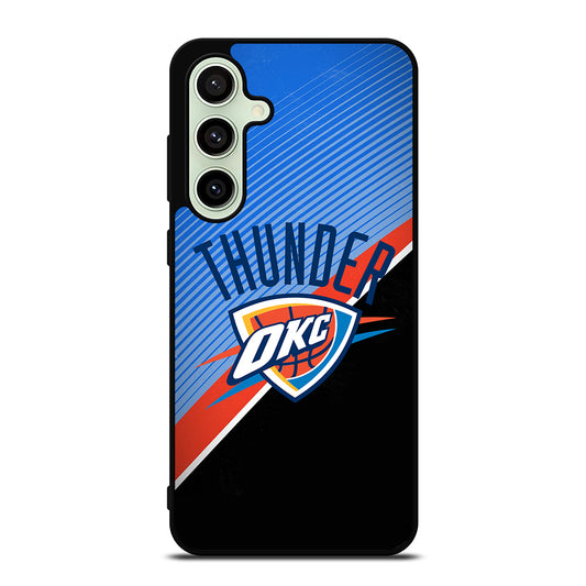 OKLAHOMA CITY THUNDER NBA ICON Samsung Galaxy S24 FE Case Cover