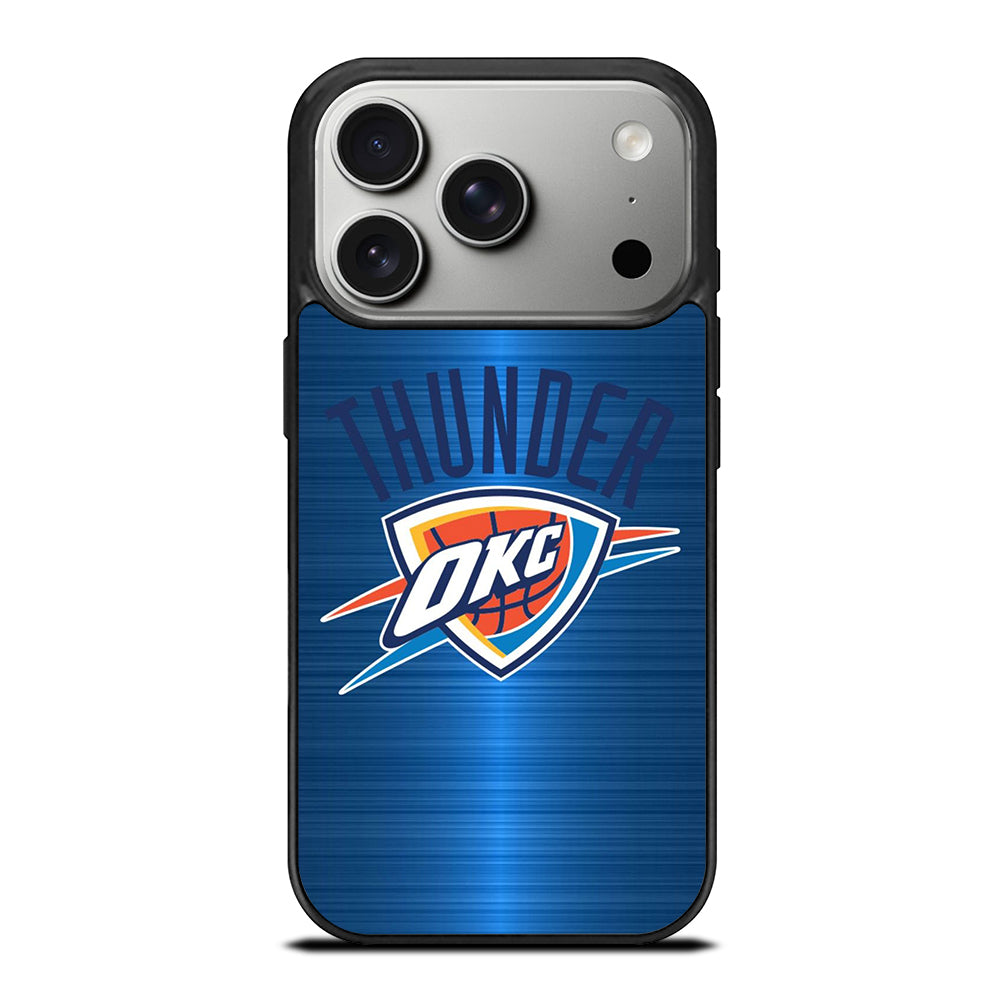 OKLAHOMA CITY THUNDER NBA LOGO iPhone 17 Pro Case Cover