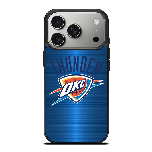 OKLAHOMA CITY THUNDER NBA LOGO iPhone 17 Pro Case Cover