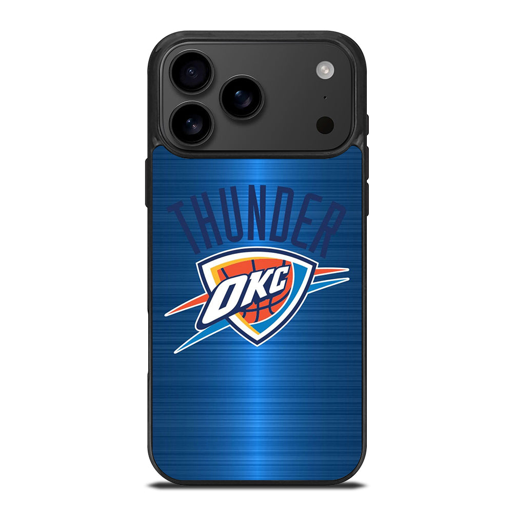 OKLAHOMA CITY THUNDER NBA LOGO iPhone 17 Pro Max Case Cover