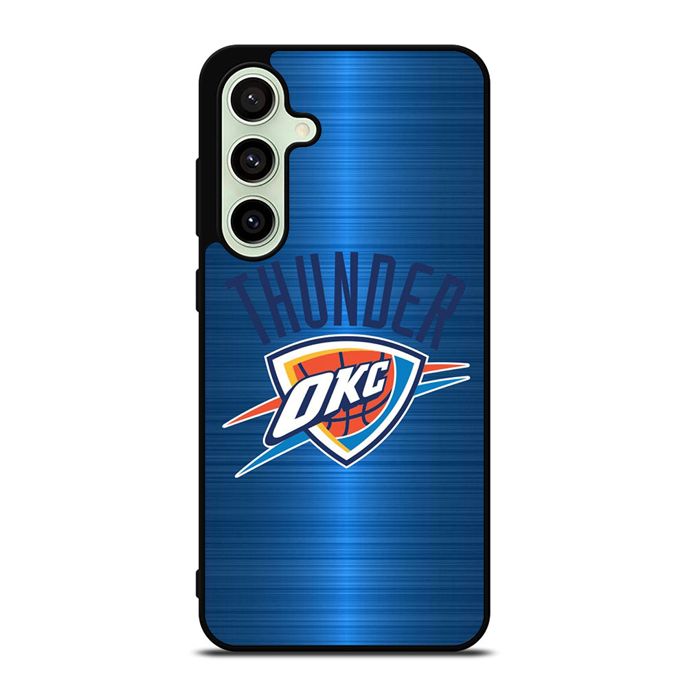 OKLAHOMA CITY THUNDER NBA LOGO Samsung Galaxy S24 FE Case Cover