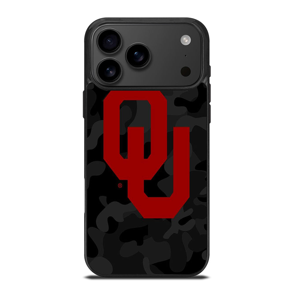 OKLAHOMA SOONERS CAMO 2 iPhone 17 Pro Max Case Cover