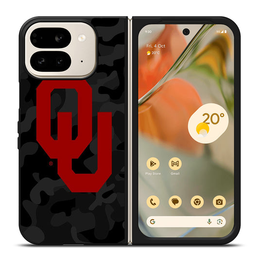 OKLAHOMA SOONERS CAMO 2 Google Pixel 9 Pro Fold Case Cover