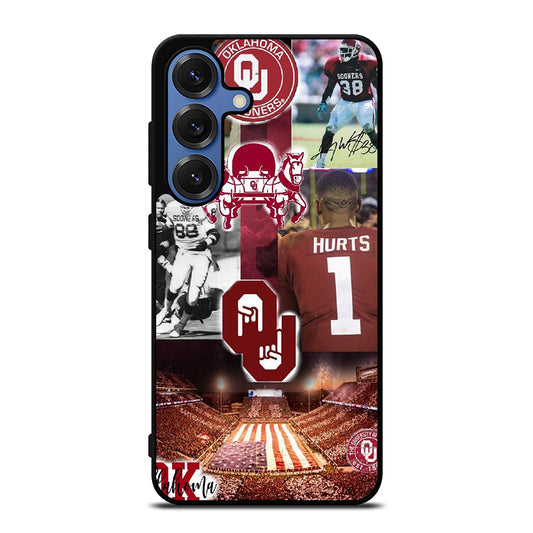 OKLAHOMA SOONERS FOOTBALL Samsung Galaxy S25 Case Cover
