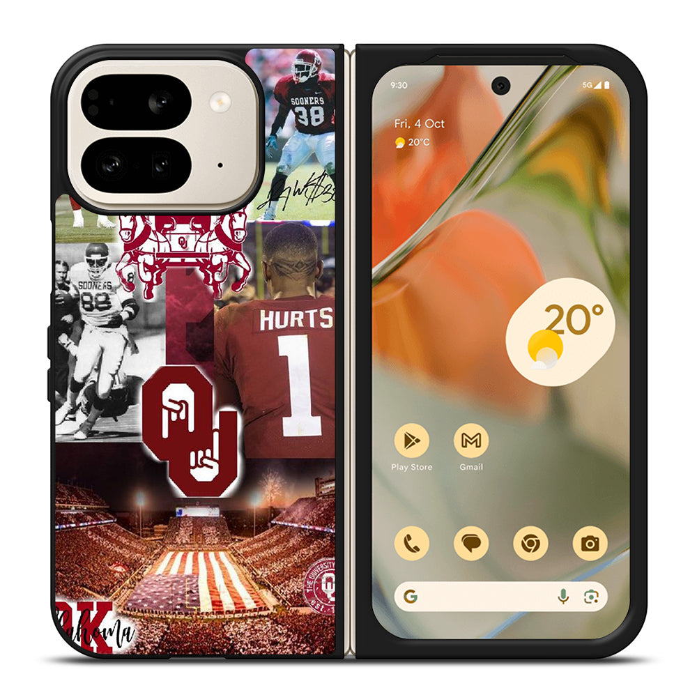 OKLAHOMA SOONERS FOOTBALL Google Pixel 9 Pro Fold Case Cover
