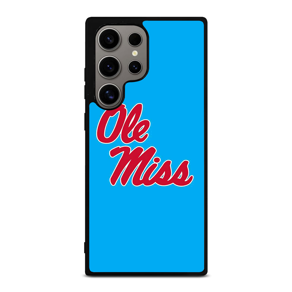 OLE MISS UNIVERSITY FOOTBALL LOGO Samsung Galaxy S24 Ultra Case Cover