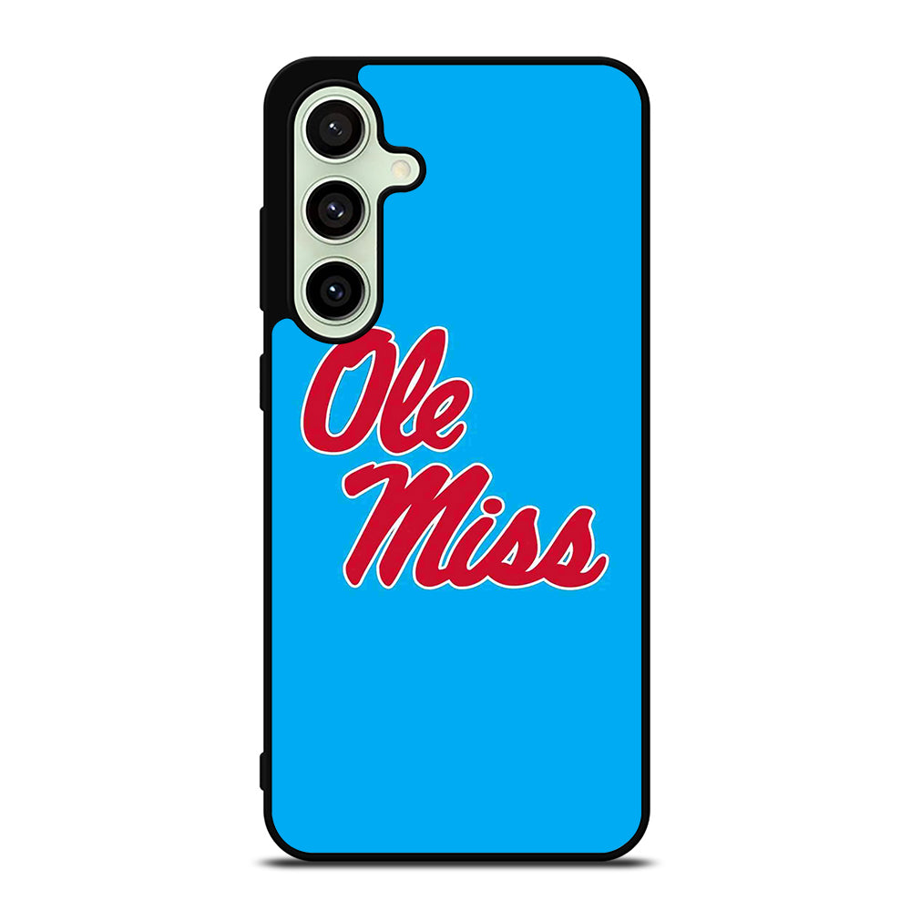 OLE MISS UNIVERSITY FOOTBALL LOGO Samsung Galaxy S24 FE Case Cover