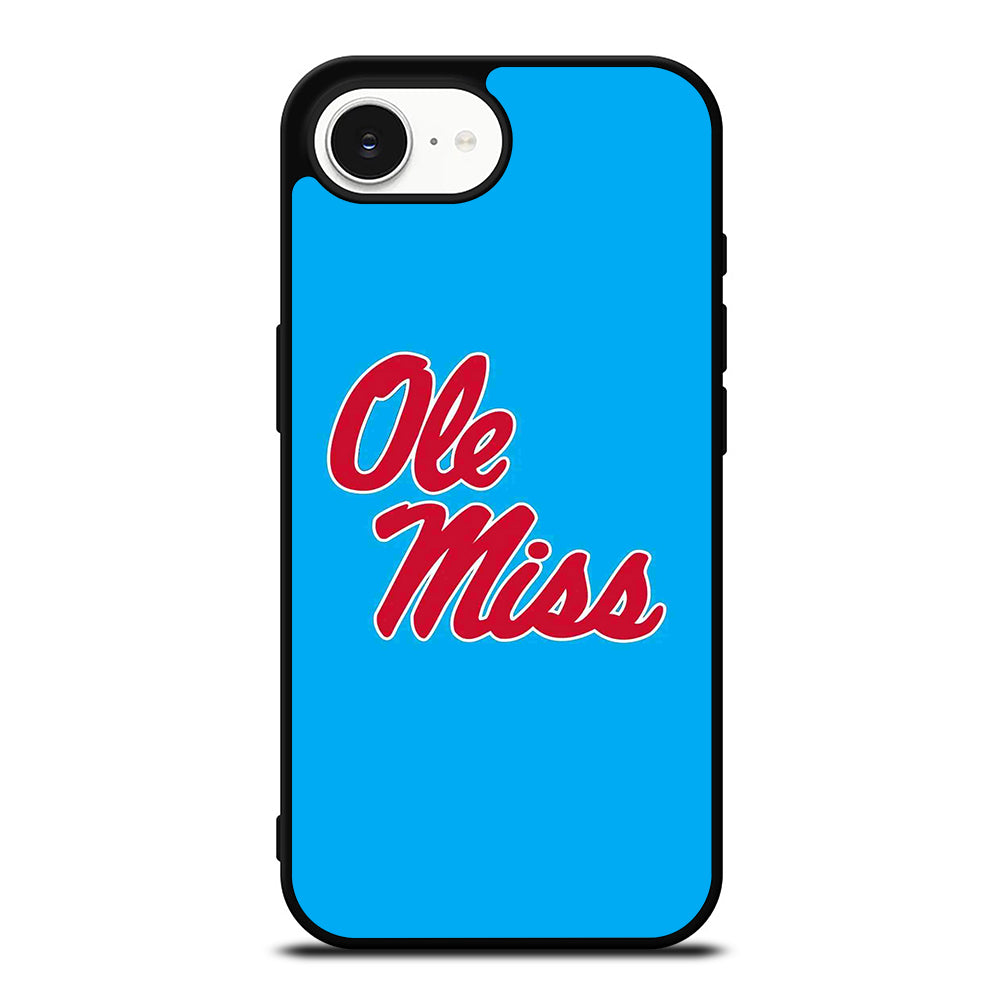 OLE MISS UNIVERSITY FOOTBALL LOGO iPhone 16e Case Cover